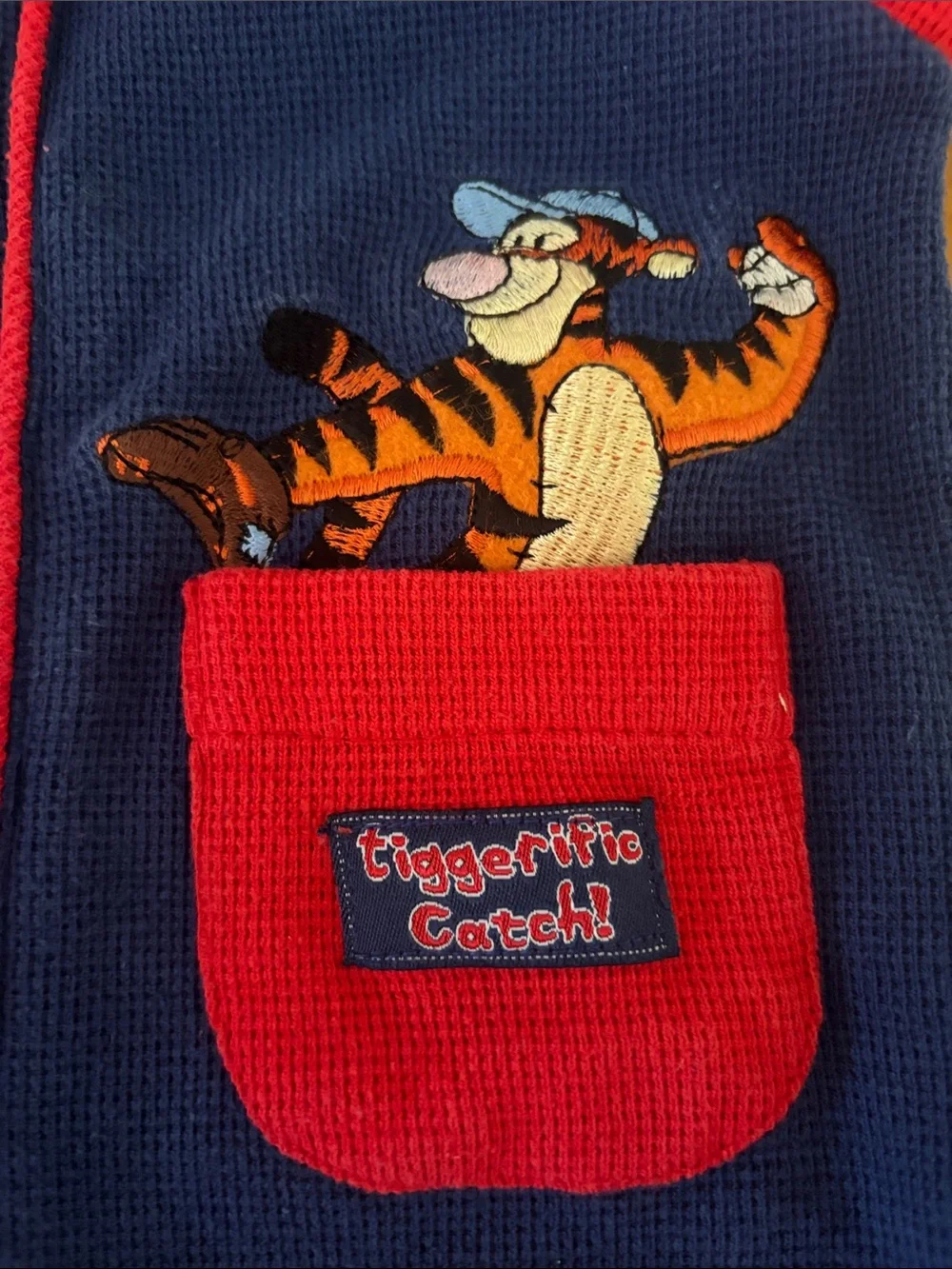 Vintage Winnie the Pooh & Tigger Baseball Style Two-Piece Baby Outfit 18mo